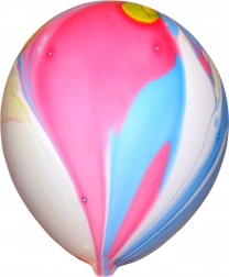 Opblaasbare ballonnen 30 cm regenboog - set van 10 stuks
