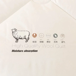 Winter wollen dekbed van schapenwol 200×220 cm