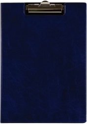 Dubbelmap A4 glanzend blauw