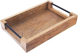 Wooden mango serving tray 30.5 × 20.5 × 6 cm