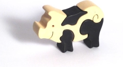 Fauna Wooden Insert Puzzle Little Piglet