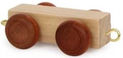 Small foot flat alphabet wagon for wooden train sets