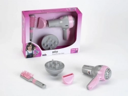 Children's Hairdryer Braun with Diffuser and Brush
