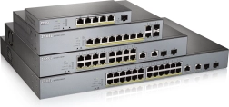 Switch manageable Zyxel 24 ports PoE LR 375W