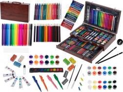 Ensemble artistique en bois de 123 pièces