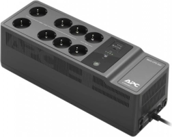 APC Back-UPS 850VA backup power supply with USB‑C and USB‑A, 8 Schuko outlets