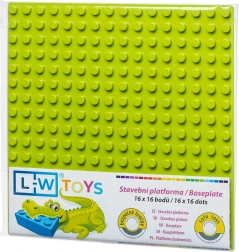 Plaque de construction L‑W TOYS junior 25,5 × 25,5 cm