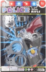 Police set for kids with gun, handcuffs and badge