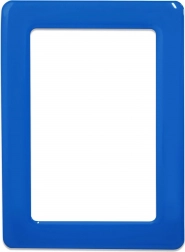 Magnetischer selbstklebender Rahmen blau 13,0 × 8,1 cm