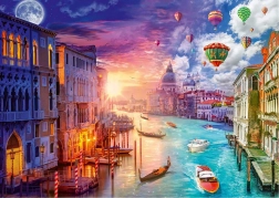 Puzzle Day and Night: Venice 1000 Pieces