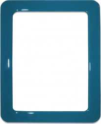 Magnetic self-adhesive frame size 19.0 x 23.8 cm - turquoise