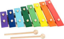 Xylophone mobile en bois coloré pour enfants