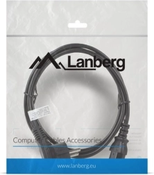 Stromkabel 1,8M schwarz mit Endstücken CEE 7/7 - IEC 320 C13