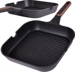 Grillpan KINGSTYLE met antiaanbaklaag 28 cm