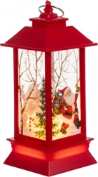 Kerst LED lantaarn rood RUHHY