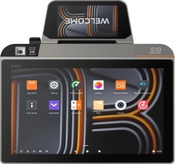 SUNMI D3 Mini Kassen-Terminal 10,1" + 4,0" mit Scanner und 80‑mm-Drucker, 3 GB RAM, 32 GB Speicher