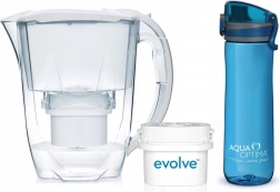 Carafe filtrante AQUA OPTIMA Oria 2,8 l + filtre 60 jours + bouteille 600 ml