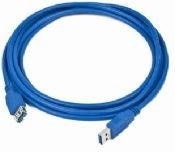 USB-3.0-Verlängerungskabel AM–AF 1,8 m, blau