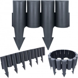 Gartenpalisade grafitfarben 25 cm