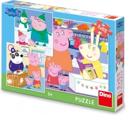Puzzle PEPPA PIG – après-midi joyeux 3×55 pièces