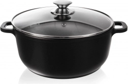 Granitische pan met glazen deksel GRANDE 28 cm, 7 l