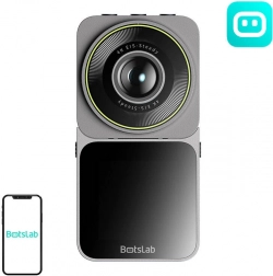 Dubbele 4K autovideocamera en actiecamera BOTSLAB met Wi‑Fi 2,4 GHz en 1700 mAh batterij