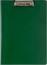 A4 Double Clipboard Plastic Classic Green
