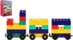 Jeu de construction LORI 2, cubes colorés - 35 pièces