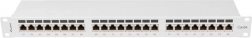 Panneau de brassage 24 ports Cat 6A 1U gris