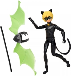 Miraculous Cat Noir-Figur mit kämpferischen Flügeln