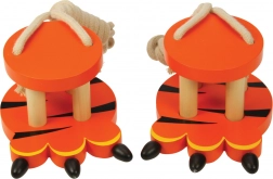 Houten Lopen Pootjes van een Tijger