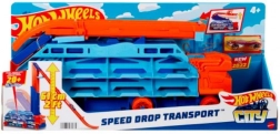 Hot Wheels City Transporter 2-in-1 with epic 60 cm drop