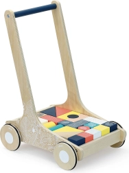 Vilac Wooden Cart with Colorful Blocks Canopée