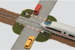 Piko Eisenbahnschranken – Set mit 10 Teilen