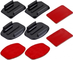 Puluz-Set selbstklebender Halterungen für Action-Kameras (kompatibel mit INSTA360, DJI OSMO ACTION und GOPRO)