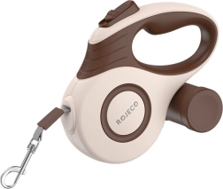 Automatische intrekbare hondenriem Rojeco 5M bruin