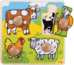 Bigjigs Toys Insert Educational Puzzle Farm