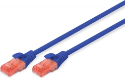 Patch cable U/UTP Cat. 6 PVC 5 m blue