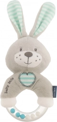 Baby Mix Plush Rattle Rabbit Mint