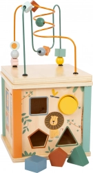 Wooden Safari Activity Cube for Children