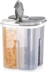 Dispenser container for dry foods with 4 compartments, 1.8 l