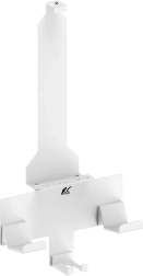 Support mural pour PlayStation 5 avec supports pour manettes NanoRS RS181 blanc