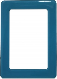 Magnetic self-adhesive frame size 13.0x8.1 cm - turquoise
