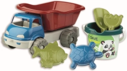 Androni zandset bos met auto van gerecycled plastic