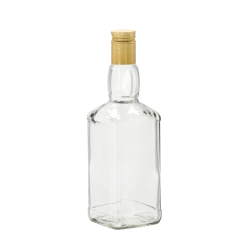 Bouteille en verre Daniels 500 ml avec bouchon à vis - 8 pièces