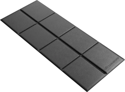 Onderlegmat voor fitnessapparatuur UREVO 160 × 65 cm zwart