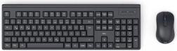 Clavier et souris sans fil Hama WKM-100 noir