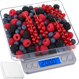 RUHHY 2 kg Digital Kitchen Scale with LCD and 2 Bowls