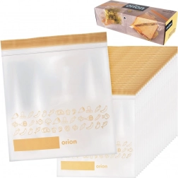 Sachets alimentaires refermables 20 × 18 cm, 25 pcs