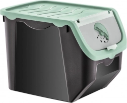 Aufbewahrungsbox für Gemüse und Obst mit Deckel 12 l, minzgrün